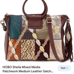 NWT Hobo Sheila medium patchwork purse